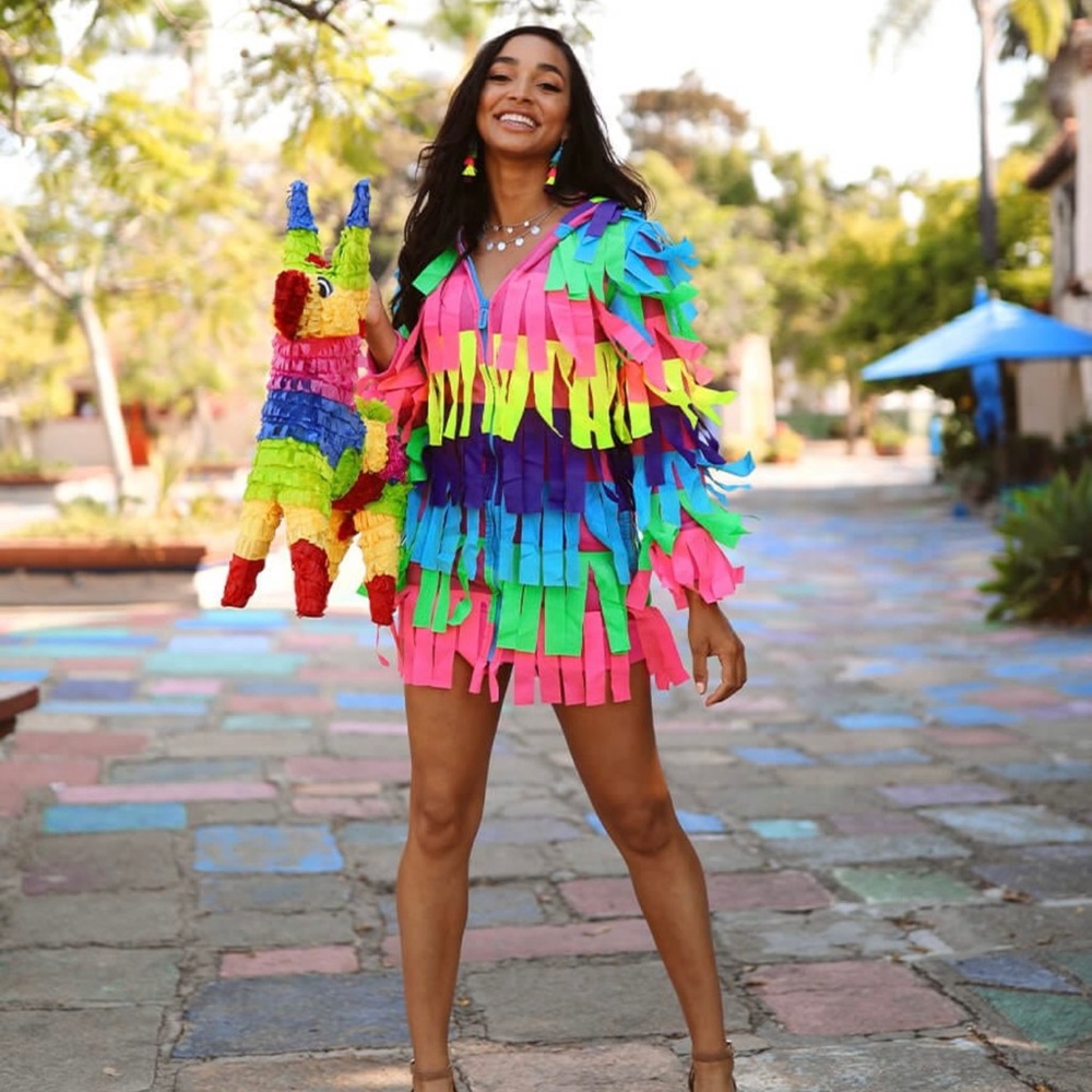 Tipsy Elves PINATA COSTUME DRESS - rainbow 🌈